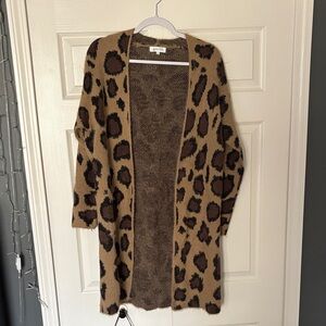 Grace & Lace Animal Print Cardigan